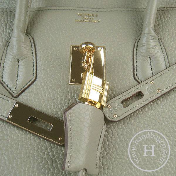 Hermes Birkin 35cm 6089 Dark Gray Calfskin Leather With Gold Hardware