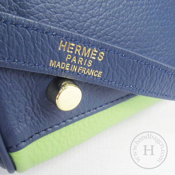 Hermes Mini Kelly 32cm Pouchette 6108 Dark Yellow Mix Calfskin Leather With Gold Hardware