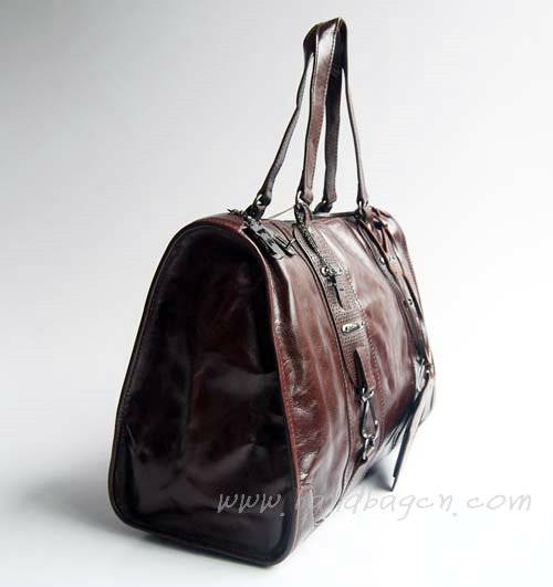 Balenciaga 7749 Dark cream Oil Leather Medium Bag - Click Image to Close