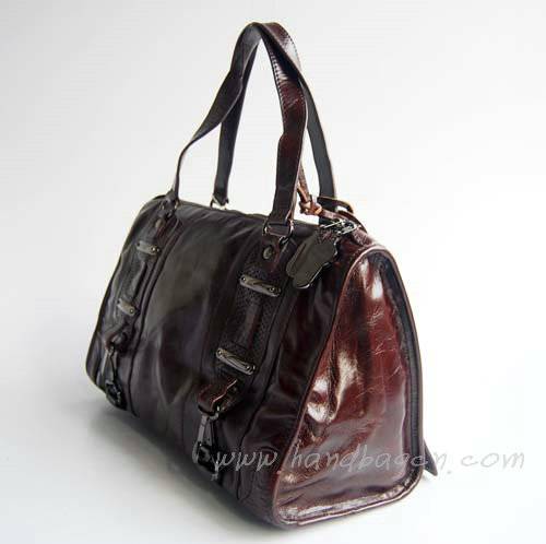 Balenciaga 8386 Dark cream Oil Leather Medium Bag - Click Image to Close