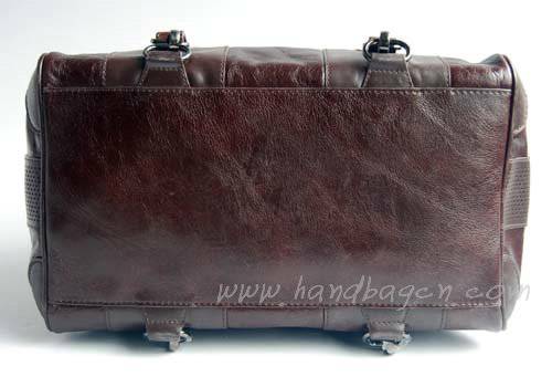 Balenciaga 8389 Dark cream Oil Leather Medium Bag - Click Image to Close