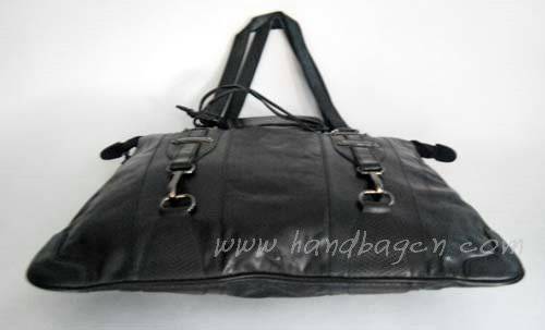 Balenciaga 8392 Black Oil Detail Medium Bag