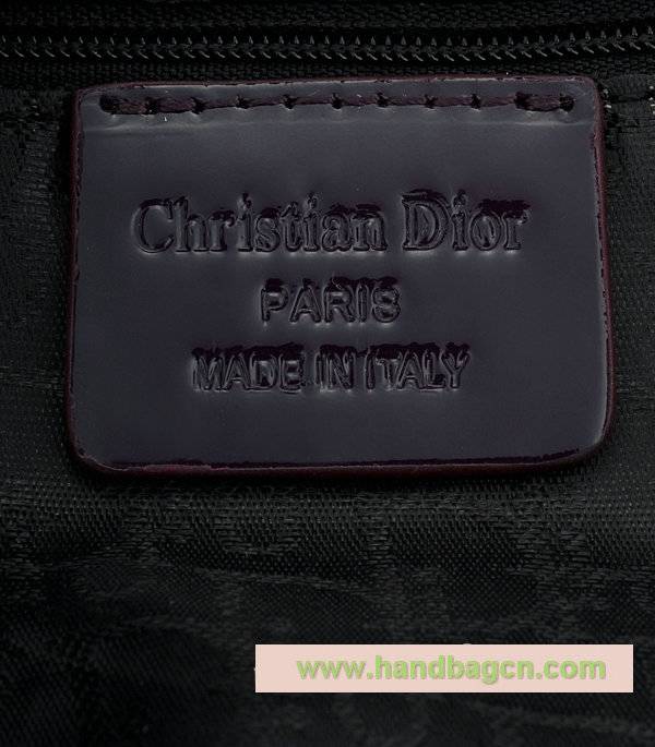 Christian Dior 9928 Patent Leather Small Tote Bag