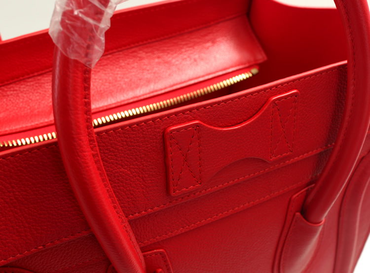 Celine Luggage Mini 30cm Boston Bag 3308 Red