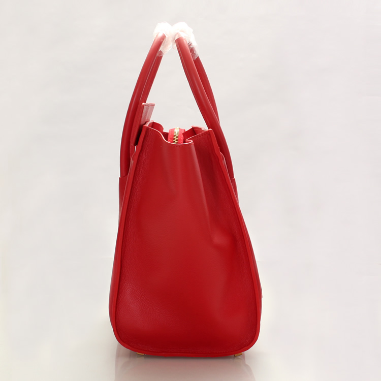 Celine Luggage Mini 30cm Boston Bag 3308 Red - Click Image to Close