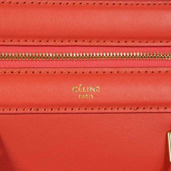 Celine Original Leather Tote Bag - 348 Light Red - Click Image to Close