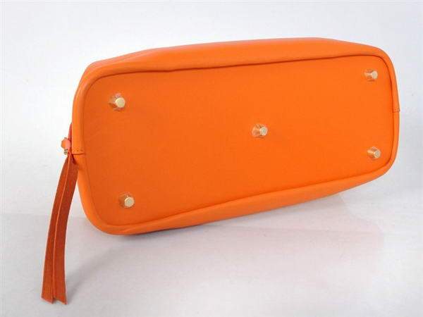 Celine Original Leather Tote Bag - 348 Orange