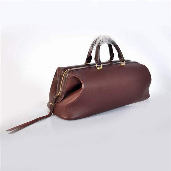 Celine Original Leather Tote Bag - 348 Wine Red - Click Image to Close