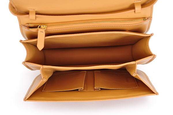 Celine Calf Leather Classic Box Small Flap Bag 80077 Camel