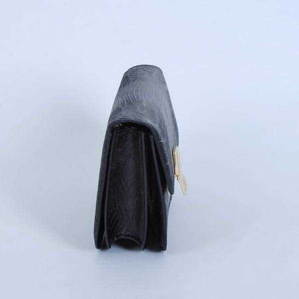 Celine Classic Box Small Flap Bag Lizard Leather 80077 Black - Click Image to Close