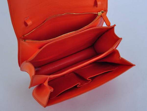 Celine Classic Box Small Flap Bag 80077 Orange