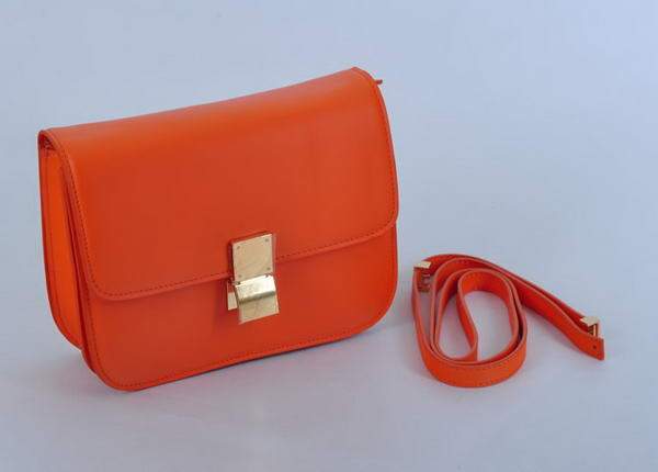 Celine Classic Box Small Flap Bag 80077 Orange