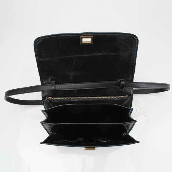 Celine Classic Box Small Flap Bag 80077 Black