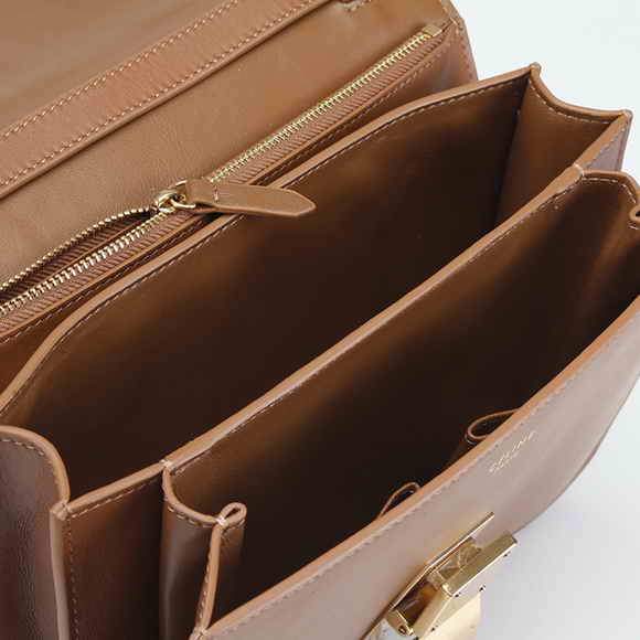 Celine Classic Box Small Flap Bag 80077 Khaki - Click Image to Close