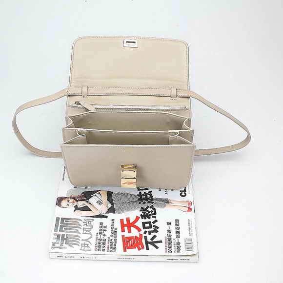 Celine Classic Box Small Flap Bag 80077 Light Apricot - Click Image to Close