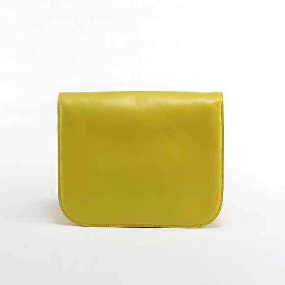 Celine Classic Box Small Flap Bag 80077 Yellow