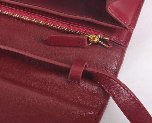 Celine Classic Lambskin Large Box Bag Calf Leather - 80088 Bordeaux