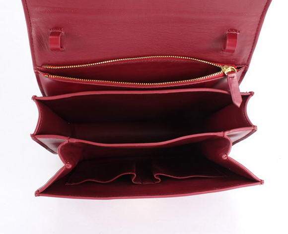 Celine Classic Box Small Flap Bag 80077 Bordeaux - Click Image to Close