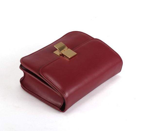 Celine Classic Box Small Flap Bag 80077 Bordeaux - Click Image to Close