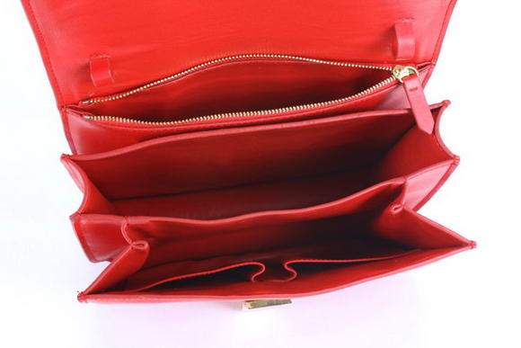 Celine Classic Box Small Flap Bag 80077 Red