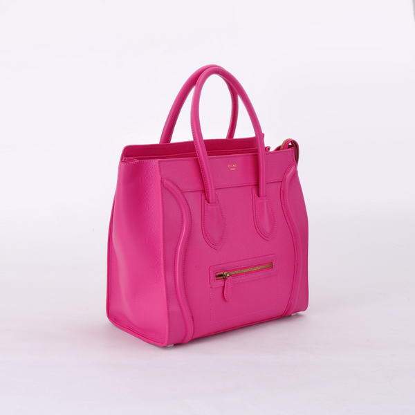 Celine Luggage Mini 30cm Boston Bag 98169 Peach Calf Leather - Click Image to Close