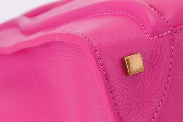 Celine Luggage Mini 30cm Boston Bag 98169 Peach Calf Leather - Click Image to Close