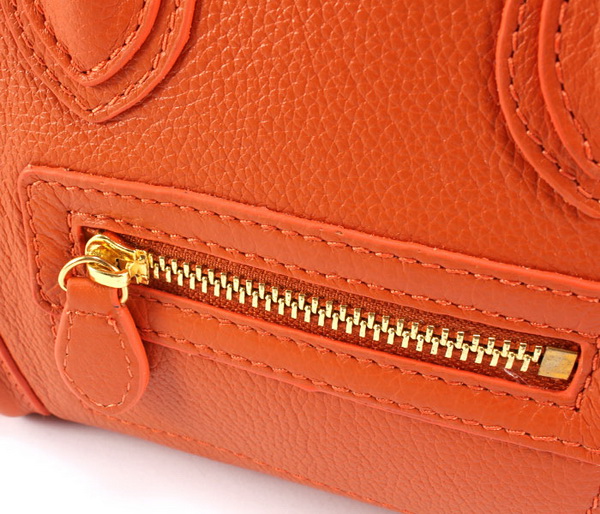 Celine Luggage Bag Nano 20cm - 98168 Orange - Click Image to Close