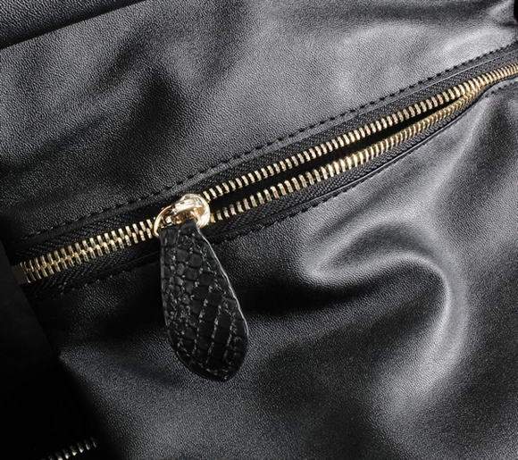 Celine Luggage Mini 30cm Boston Bag 98169 Black Snake Veins - Click Image to Close