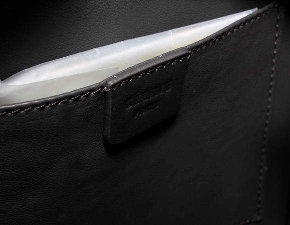 Celine Luggage Bag Nano 20cm - 98168 Black Apricot Suede Leather - Click Image to Close