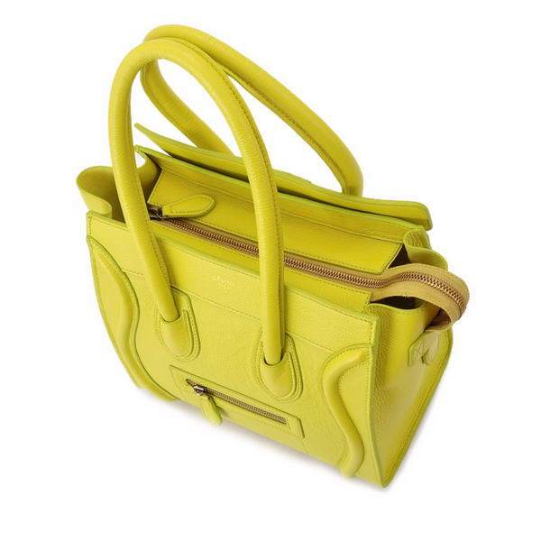 Celine Luggage Mini 26cm Boston Bag - 98167 Lemon