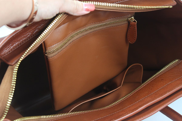 Celine Luggage Mini 30cm Boston Bag 98169 Coffee - Click Image to Close