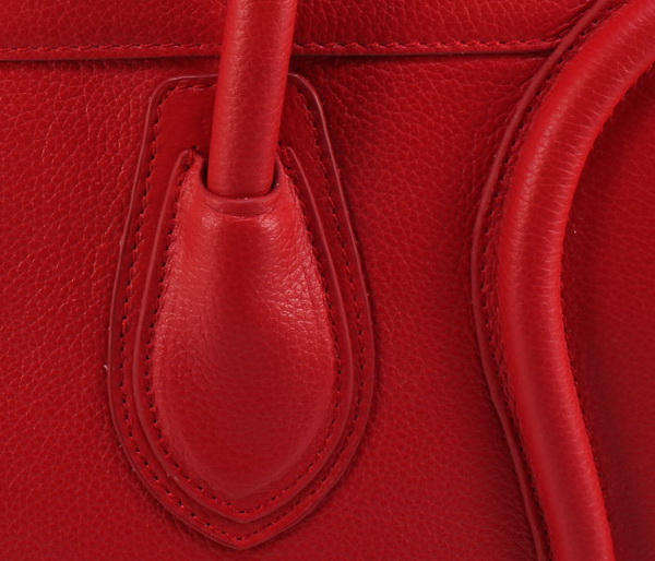 Celine Luggage Mini 30cm Boston Bag 98169 Wine Red - Click Image to Close
