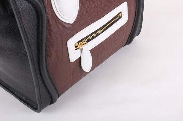 Celine Luggage Mini 26cm Boston Bag - 98167 Brown - Click Image to Close