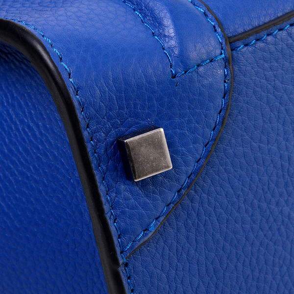 Celine Luggage Micro Boston Bag Mini 26cm - 3307 Blue Original Leather - Click Image to Close