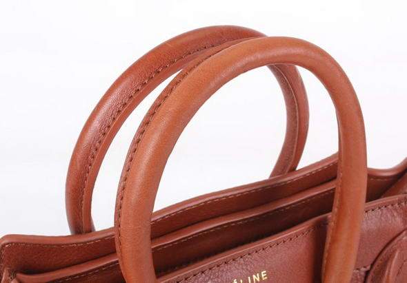 Celine Luggage Bag Nano 20cm  - 98168 Coffee