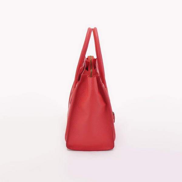 Celine Luggage Mini 30cm Boston Bag 98169 Light Red Calf Leather - Click Image to Close
