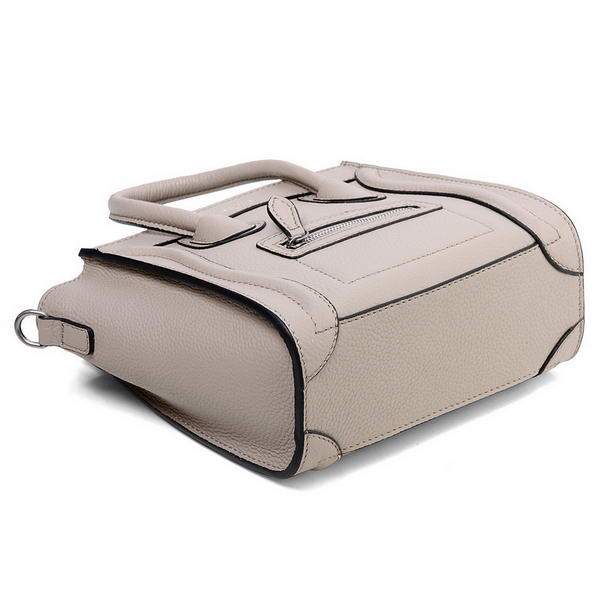 Celine Luggage Nano 20cm Tote Bag - 3309 Khaki Original Leather