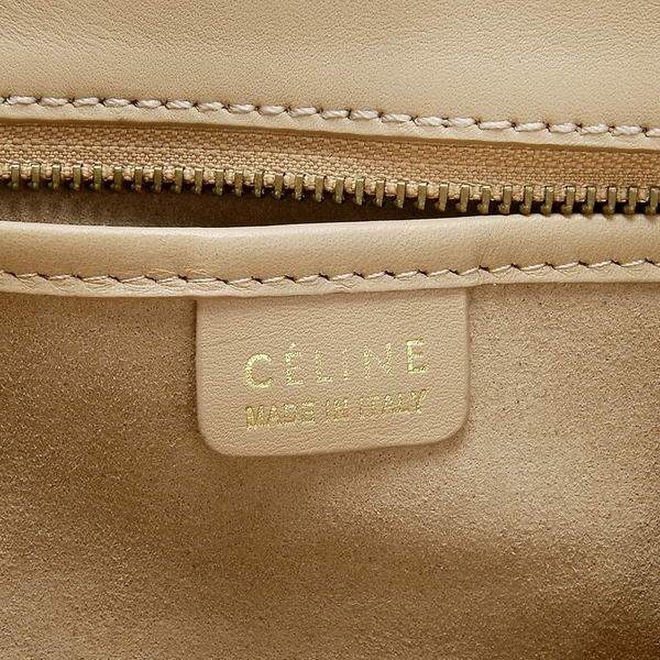 Celine Luggage Nano 20cm Tote Bag - 3309 Apricot Original Leather - Click Image to Close