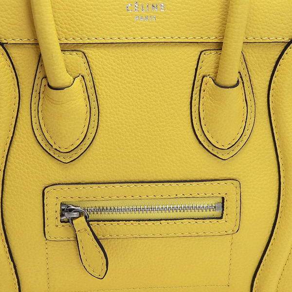 Celine Luggage Nano 20cm Tote Bag - 3309 Yellow