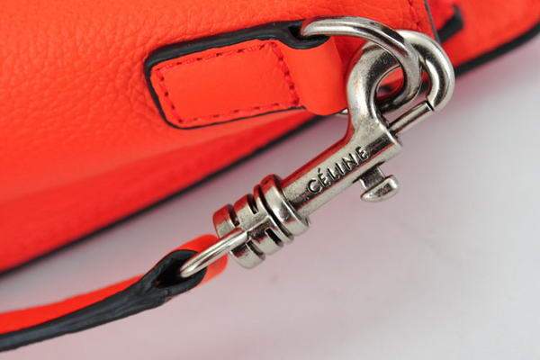 Celine Luggage Bag Nano 20cm - 98168 Orange Calf Leather - Click Image to Close