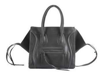 Celine Luggage Phantom Square Tote Bag - 80066 Grey Calf Original Leather