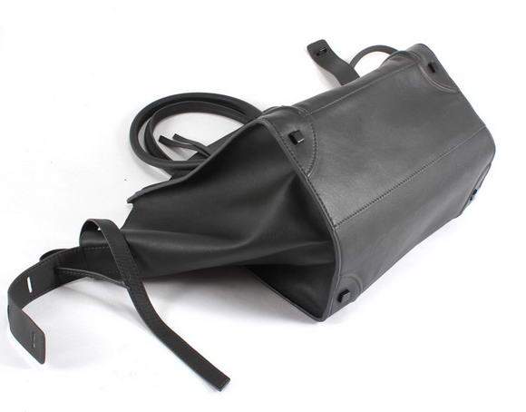 Celine Luggage Phantom Square Tote Bag - 80066 Grey Calf Original Leather - Click Image to Close