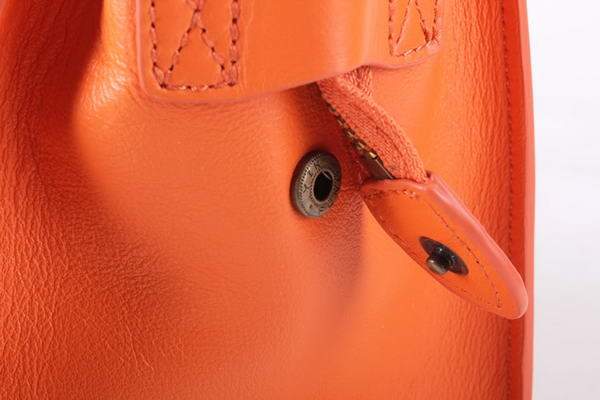 Celine Luggage Mini 26cm Boston Bag - 98167 Orange Ferrari Leather - Click Image to Close
