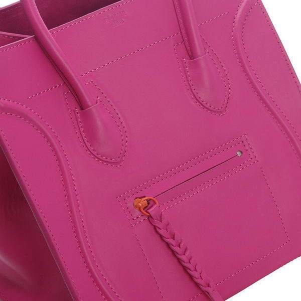 Celine Luggage Phantom Square Tote Bag - 3341 Rosy Original Leather