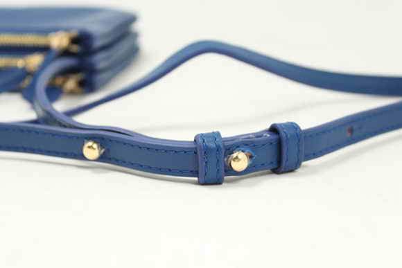 Celine Lambskin Shoulder Bag - 8822 Blue