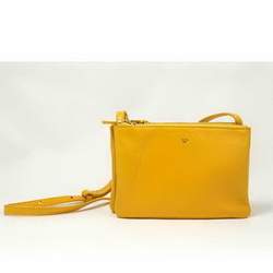 Celine Lambskin Shoulder Bag - 8822 Yellow