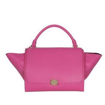 Celine Trapeze Bags C008 Peach Red Calf Leather - Click Image to Close