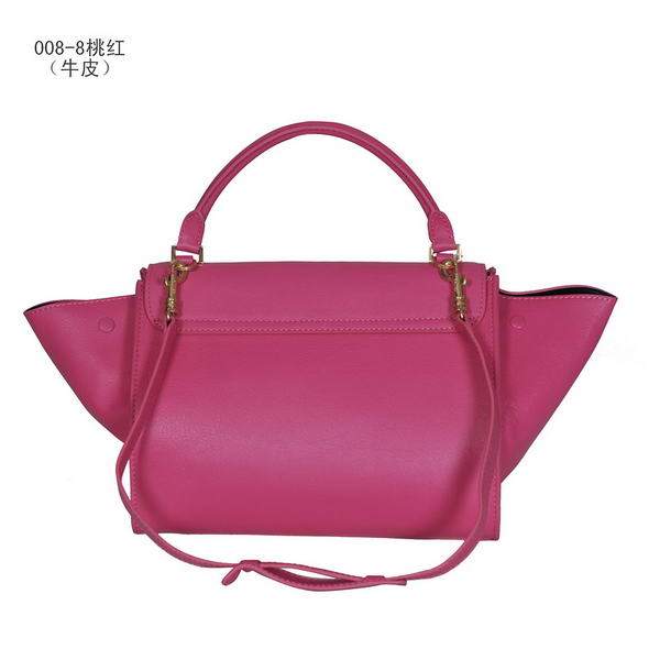 Celine Trapeze Bags C008 Peach Red Calf Leather