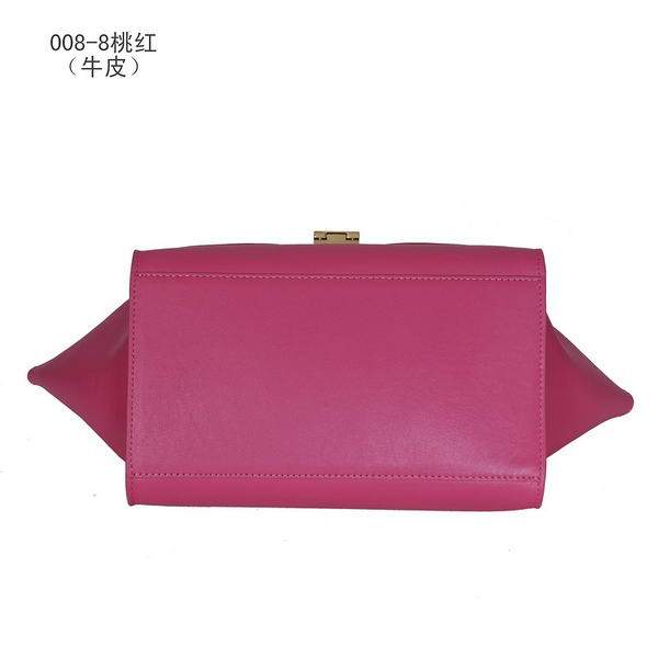 Celine Trapeze Bags C008 Peach Red Calf Leather - Click Image to Close