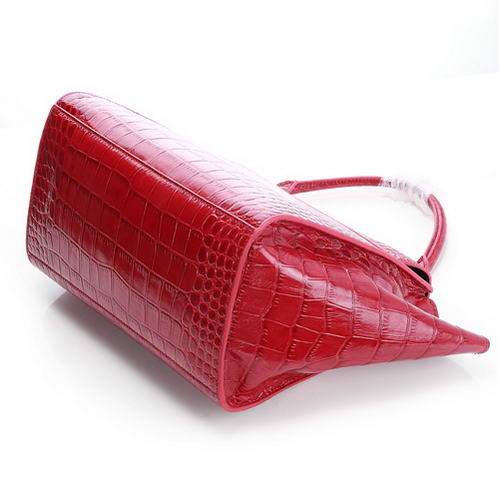 Celine Stamped Trapeze Bag - 3042 Red Original Leather